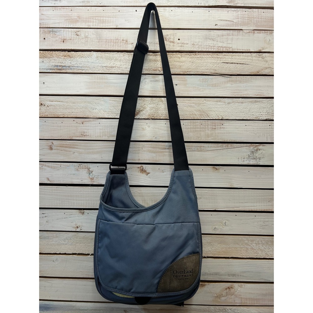 OverLand Equipment Blue Nylon Crossbody Bag Gorpcore Utility Tavel OS